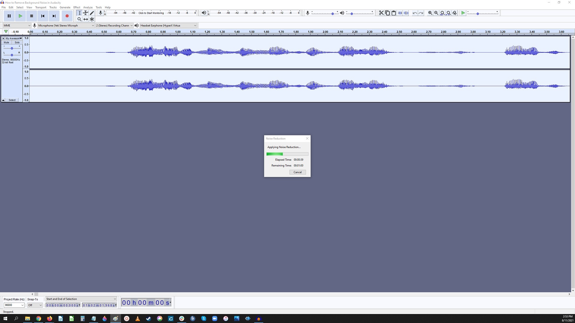 How to Remove Background Noise in Audacity